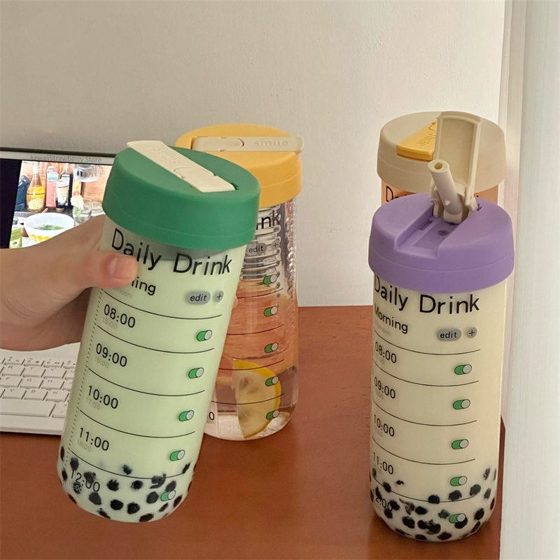 Coffee Equipment Gift - Bottiglia d'acqua in vetro con indicatore