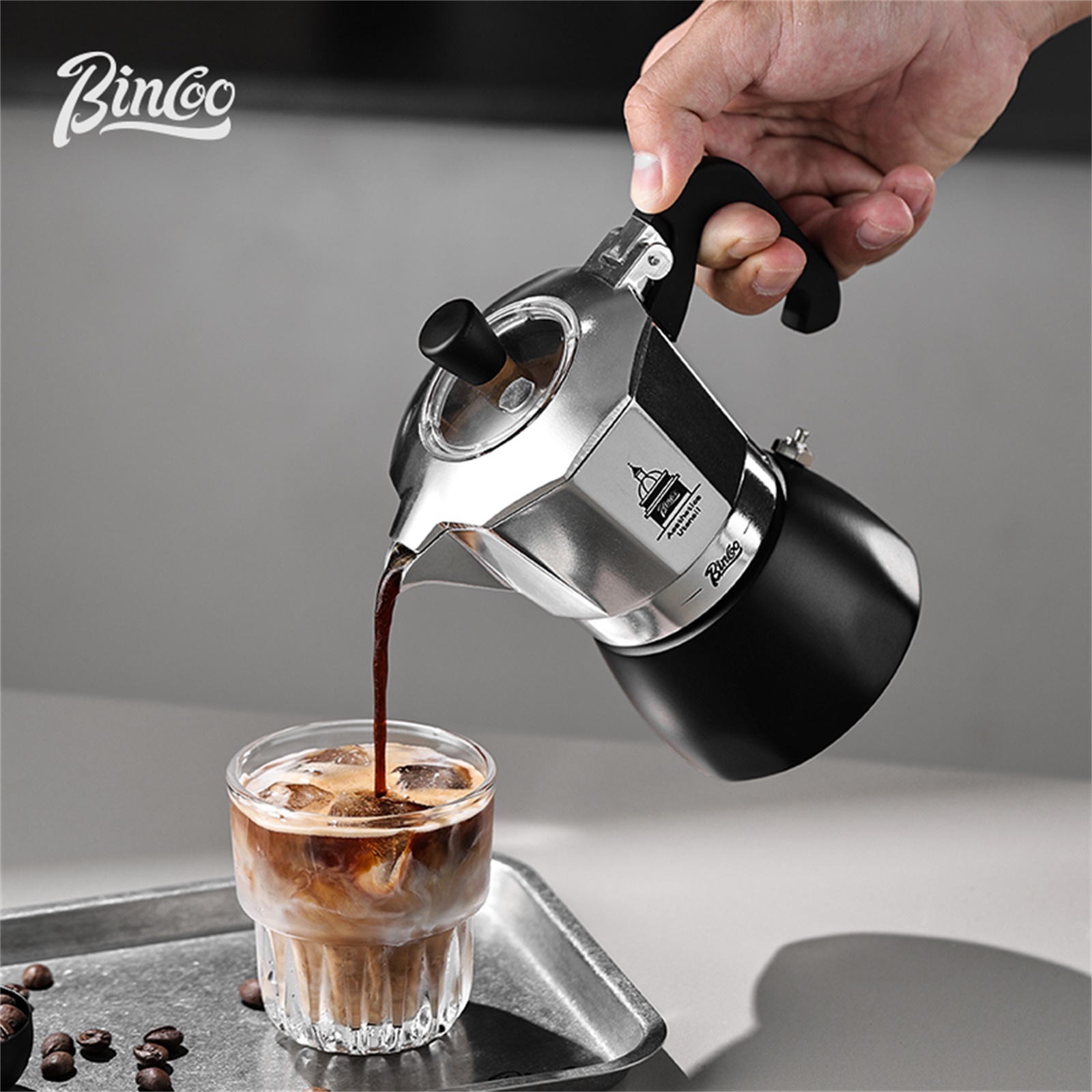 Coffee Equipment Wdt - BINCOO Pentola Moka a Doppia Valvola,