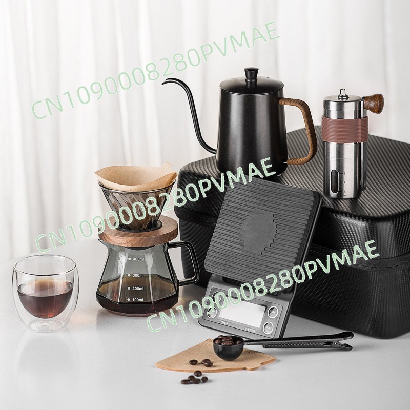 Coffee Equipment Gift - Set da caffè portatile per esterni,