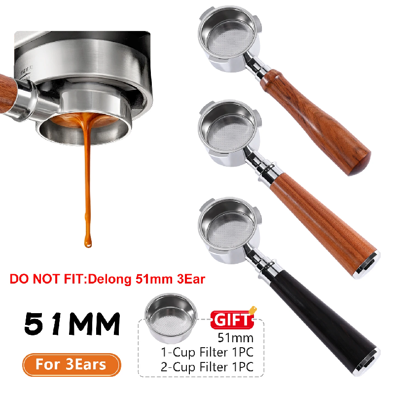 Coffee Equipment Wdt - Portafiltro senza fondo per caffè da