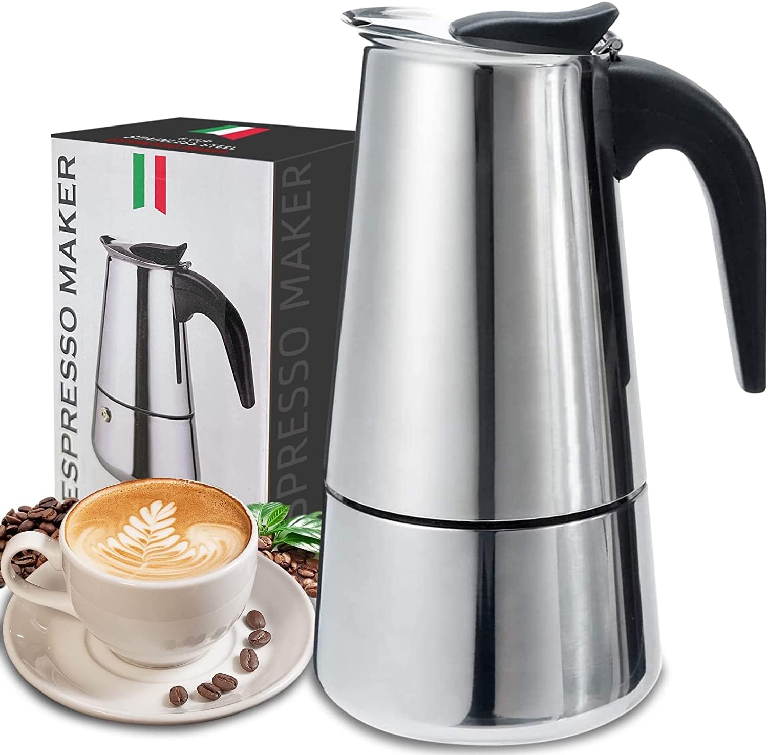 Coffee Equipment Wdt - 4/6/9 tazze Moka Pot Caffe Machine