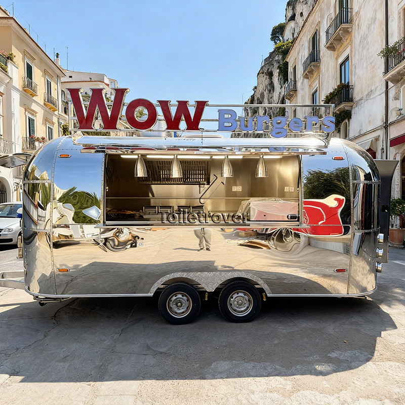 Coffee Equipment In China - Food Truck in Acciaio Inossidabile, Rimorchio