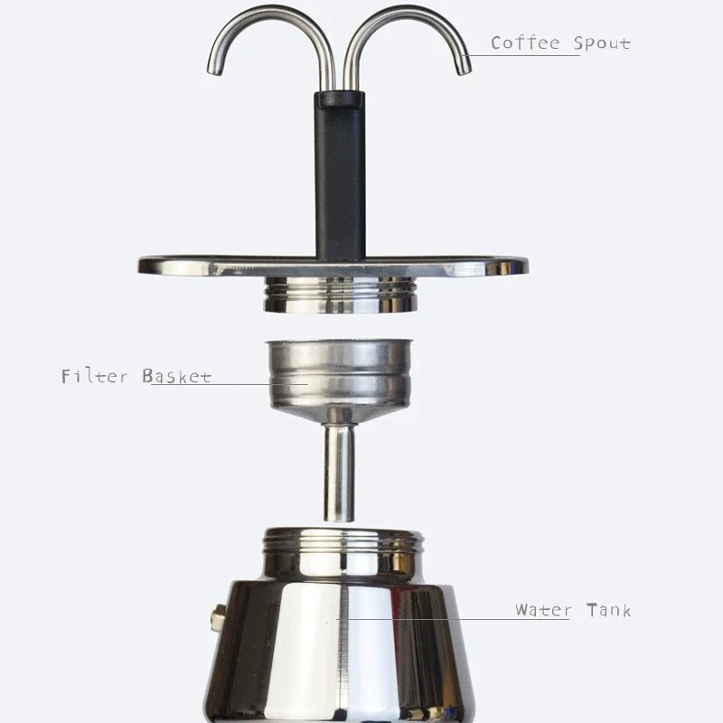 Mini Moka da 200 ml Doppio tub - Coffee Equipment Wdt recensione e prezzo