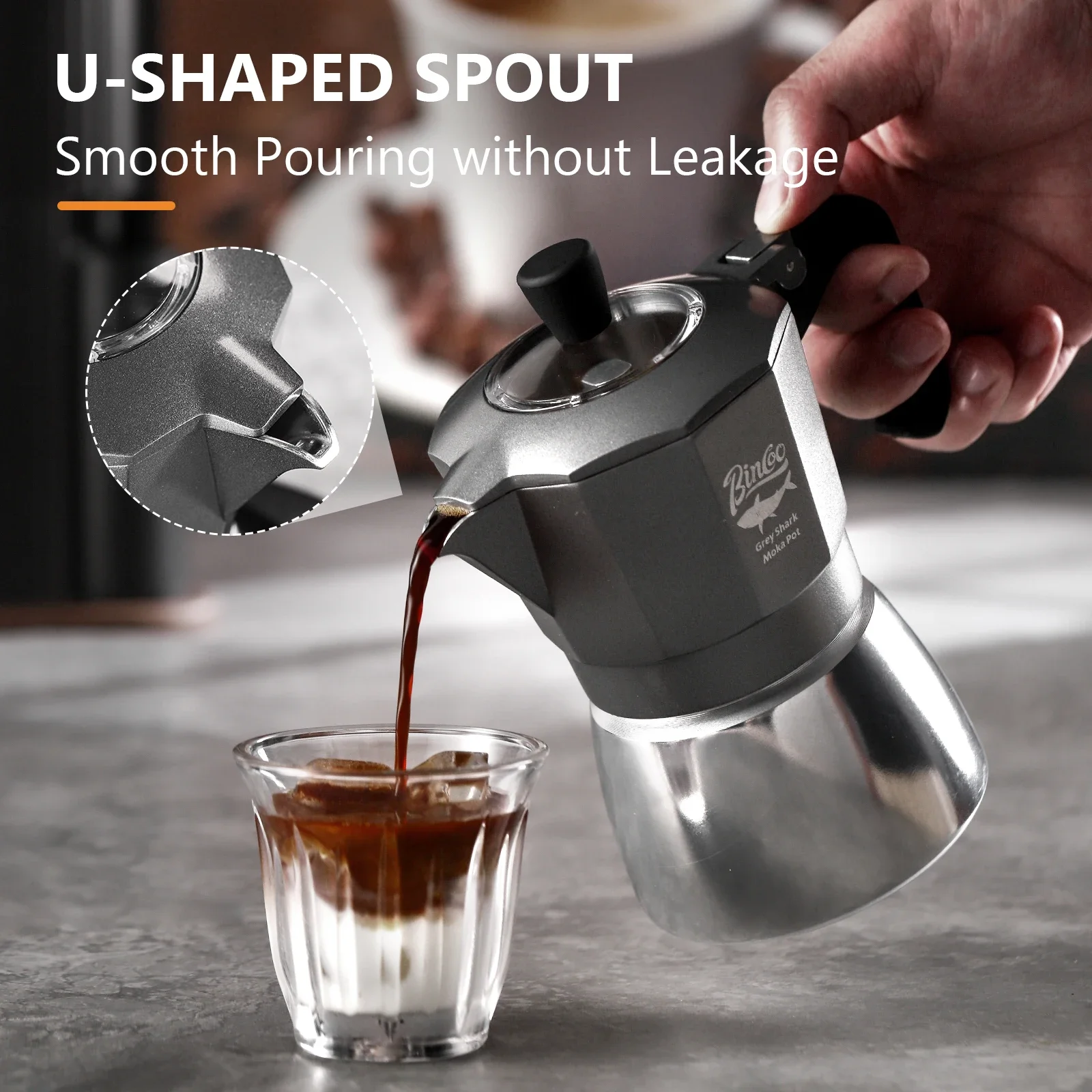 Bincoo Caffettiera Moka a Dopp - Coffee Equipment Wdt recensione e prezzo