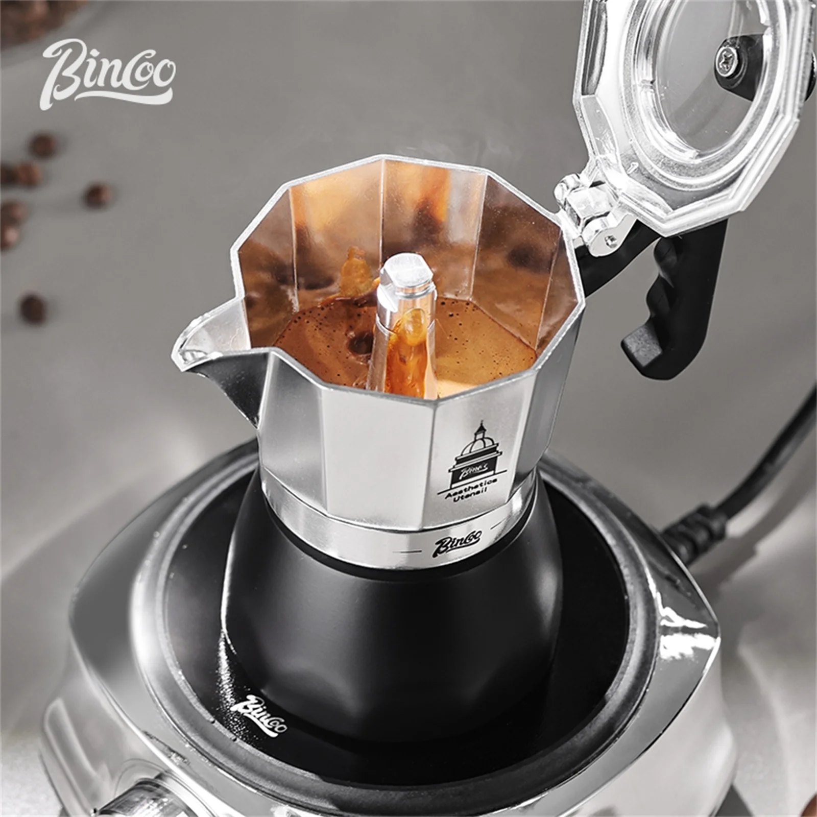 BINCOO Pentola Moka a Doppia V - Coffee Equipment Wdt recensione e prezzo