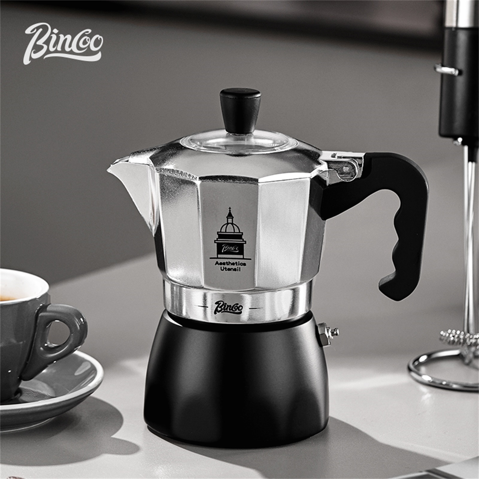 BINCOO Pentola Moka a Doppia V - Coffee Equipment Wdt recensione e prezzo