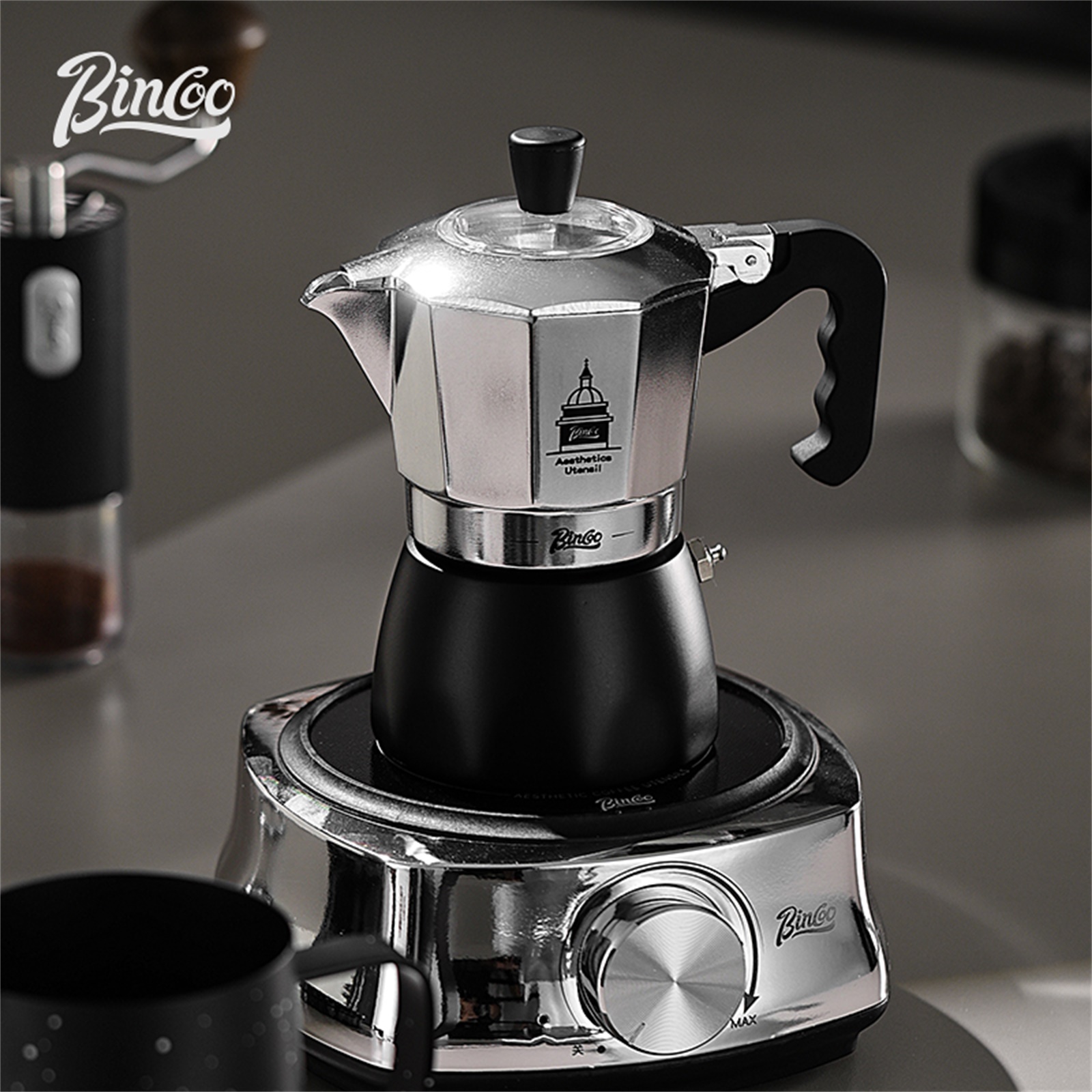 BINCOO Pentola Moka a Doppia V - Coffee Equipment Wdt recensione e prezzo