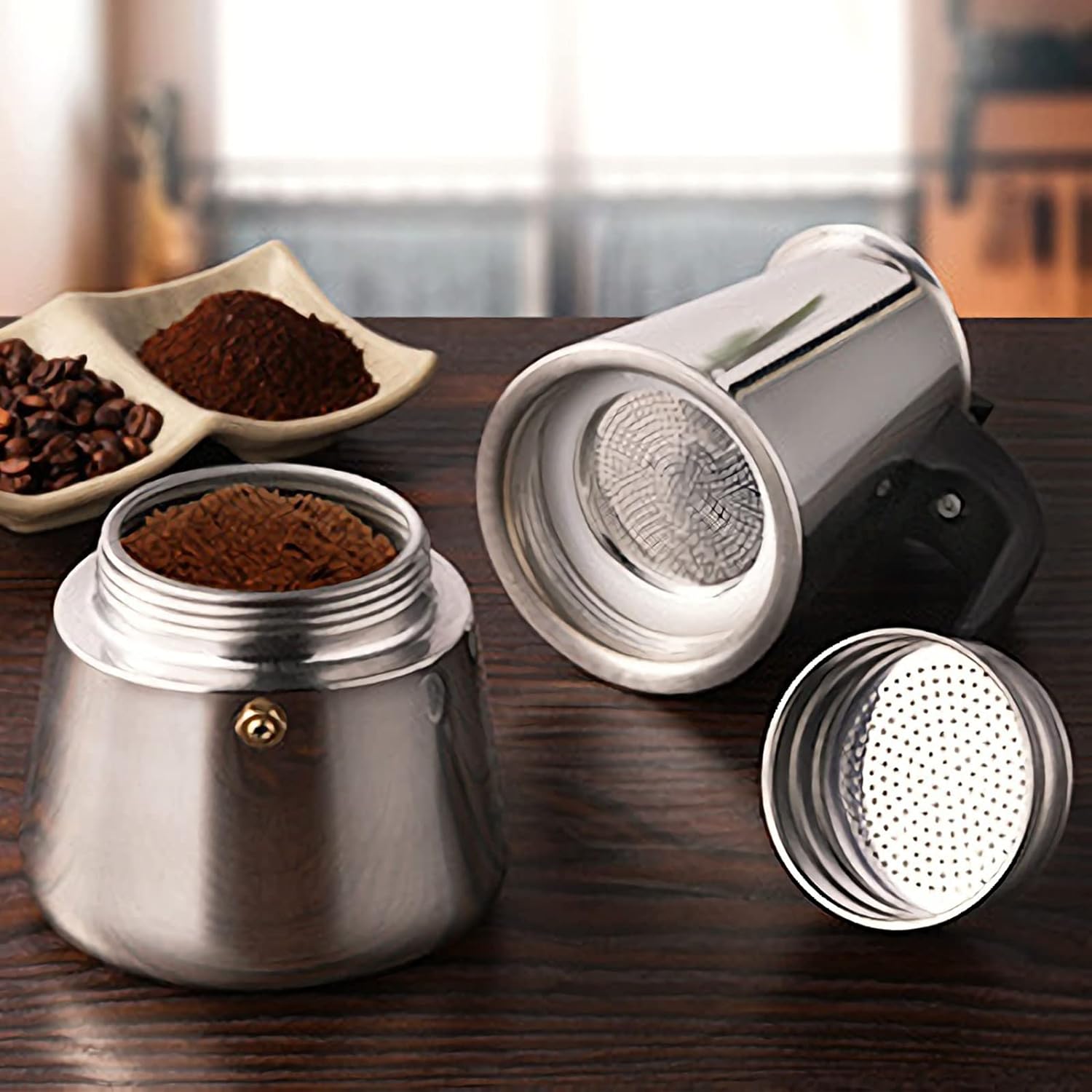 4/6/9 tazze Moka Pot Caffe Mac - Coffee Equipment Wdt recensione e prezzo