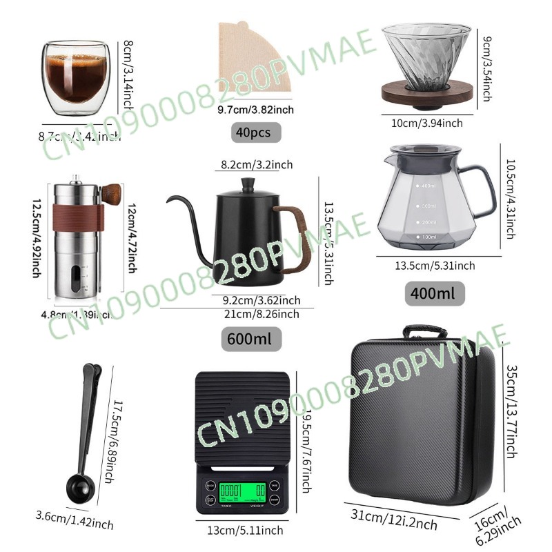 Set da caffè portatile per est - Coffee Equipment Gift recensione e prezzo